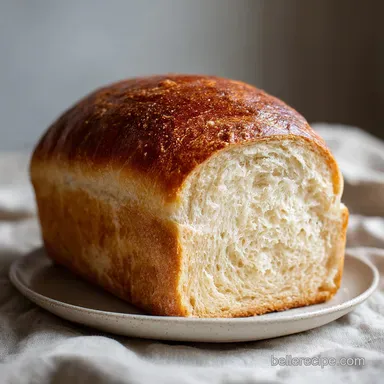 Fluffy Sourdough Sandwich Bread Recipe for Homemade Toast Recipe Card