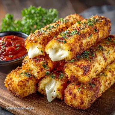Homemade Gluten Free Mozzarella Sticks Crispy Pub Classic Perfection Recipe Card