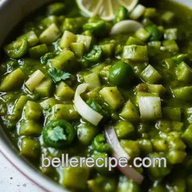 Wake-Up Your Taste Buds with Easy Tomatillo Salsa Verde Recipe Card