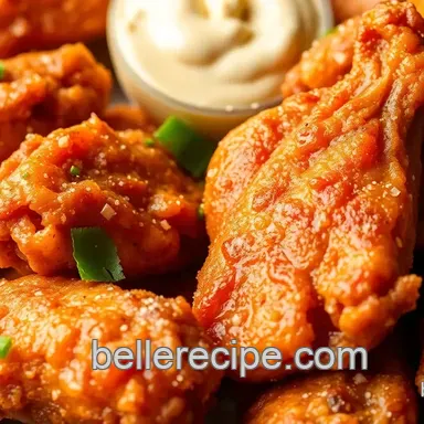 Easy &amp Juicy Fried Chicken Wings Zesty Italian Twist: My Go-To Herb Glazed Method