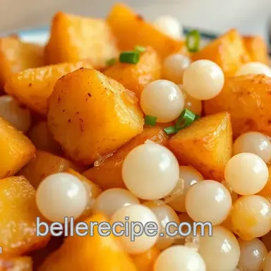 Delightful Fried Potatoes with Sweet Boba: A Unique Snack Adventure