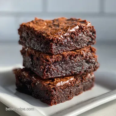 Super Bowl Brownies: Party-Ready with Crackly Tops Recipe Card