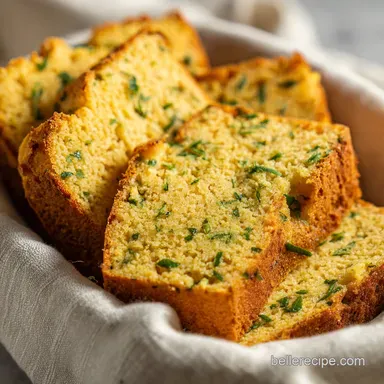 Garlic Garbanzo Bean Bread in 25 Minutes Recipe Card