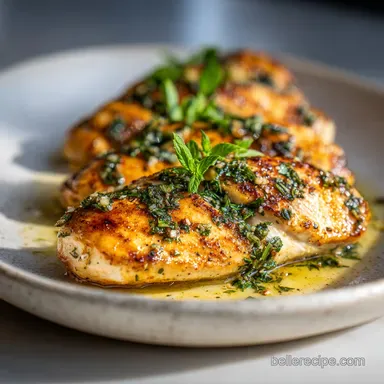 Chicken Tenderloin Recipe with Garlic and Herbs in 18 Min