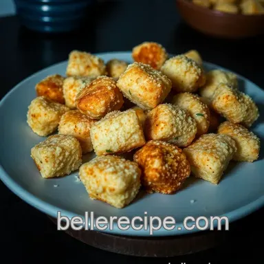 Easy & Irresistible Garlic Parmesan Chicken Bites: My Family's Favorite Appetizer Recipe Card