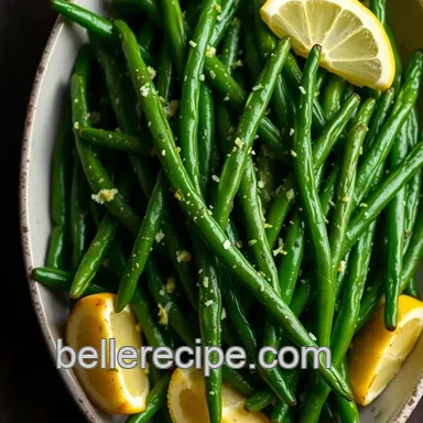 Easy Garlic-Zested Trimmed Green Beans: A Must-Try Vegetable Side Dish Recipe Card