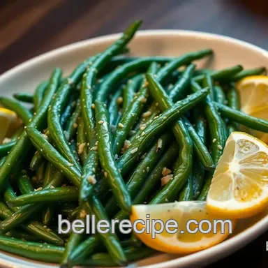 Easy Garlic-Zested Trimmed Green Beans: A Must-Try Vegetable Side Dish