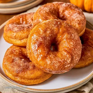 Pumpkin Donuts with Almond Flour Recipe Card