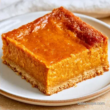 Gluten-Free Pumpkin Pie Bars: Creamy