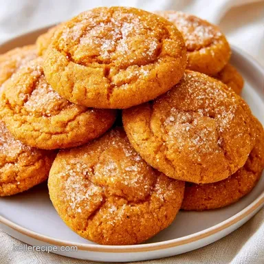 Gluten-Free Pumpkin Sugar Cookies (24) Recipe Card