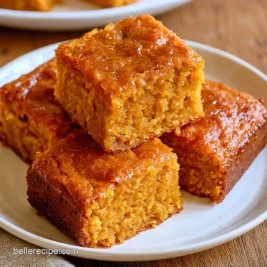 GlutenFree Pumpkin Cake Bars for 24 Recipe Card
