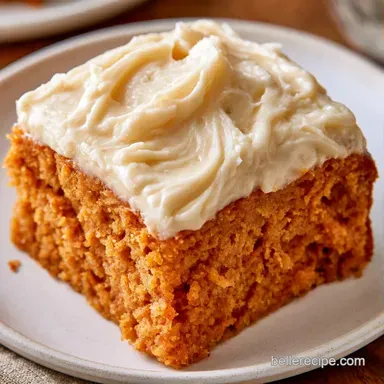 GlutenFree Pumpkin Sheet Cake for 24 Recipe Card