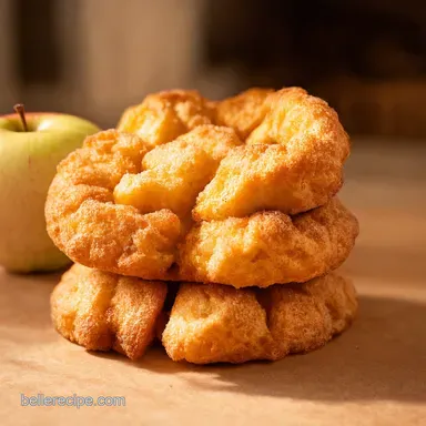 Crispy Easy recipe apple fritter Grandmas Secret Revealed Recipe Card