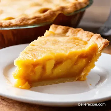 Grandmas Peach Pie Recipe A Slice of Southern Sunshine Recipe Card