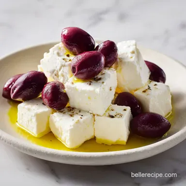 Greek Vegetarian Feta in 20 Minutes Recipe Card