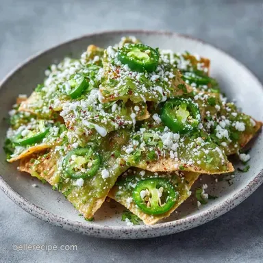 Green Chilaquiles Recipe in 30 Minutes Recipe Card