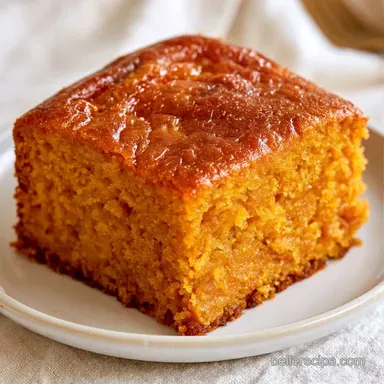 Pumpkin Crisp Cake for 18 Servings Recipe Card