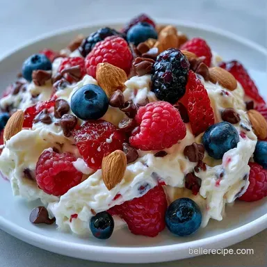 Frozen Yogurt Bark with Berries Recipe Card