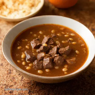 Beef Barley Soup Proper Comfort in a Bowl Recipe Card