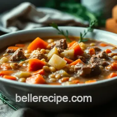 Beef Barley Soup Recipe: Hearty &amp  Comforting Goodness