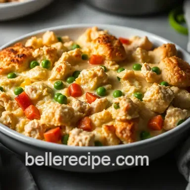 Easy & Flavorful Chicken and Biscuit Casserole: A Family Favorite Recipe Card
