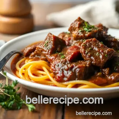 Hearty & Homely Beef Bourguignon presentation