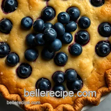 Heavenly Easy Blueberry Pie Recipe: A Delightful Summer Treat Recipe Card