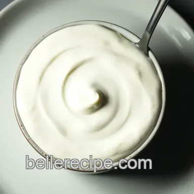 Heavenly Homemade Crème Fraîche presentation