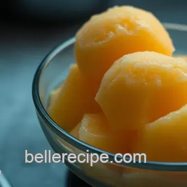 Easy & Juicy Peach Sorbet Recipe: The Summer Treat You' ll Love!