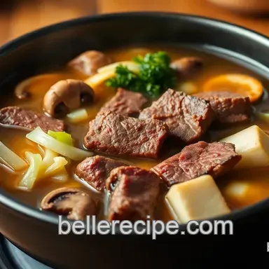 Heavenly Sukiyaki Broth: A Heartwarming Hot Pot Recipe