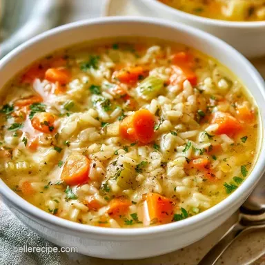 Chicken and Rice Soup for 6 Servings