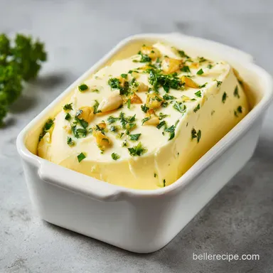 Homemade Garlic Butter with Roasted Garlic Recipe Card