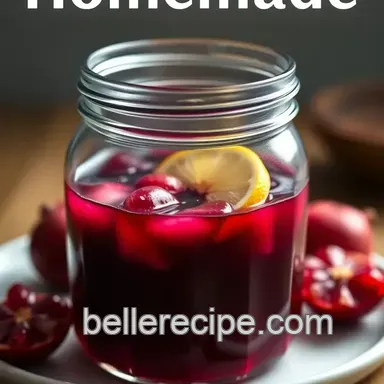 Homemade Grenadine: The Sweet and Tart Elixir presentation
