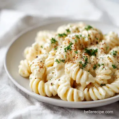 Homemade White Pasta Sauce Recipe for 4 Servings