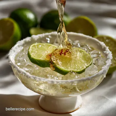 Italian Margarita: Elegant Amaretto Cocktail Recipe Recipe Card