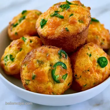 Jalapeno Corn Muffins in 30 Minutes Recipe Card