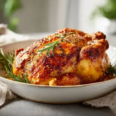 Oven Baked Chicken for 4 Servings | Tender Recipe Card