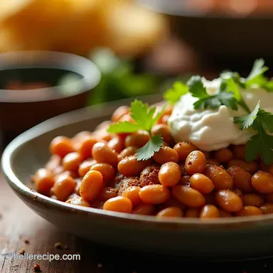 Kickin Pinto Beans TexMex with a Secret Pinto Bean Seasoning Recipe Card