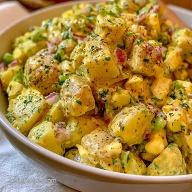 Large Batch Potato Salad for 27 Servings Recipe Card