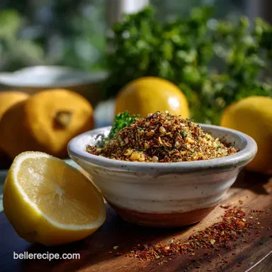 Lemon Pepper Seasoning Recipe: Zesty & Sharp Recipe Card