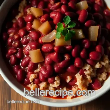 Louisiana Comfort: Classic Red Beans and Rice presentation