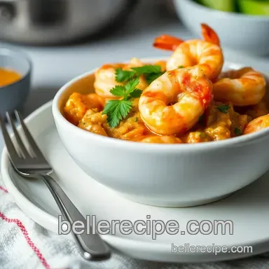 Luscious Louisiana Shrimp Étouffée presentation