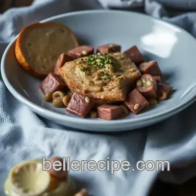 Luxurious Torchon of Foie Gras: A French Delight presentation