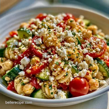 Make Ahead Pasta Salad for 8 Servings