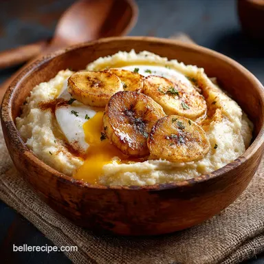 Mangu: Creamy Dominican Mashed Plantains for Breakfast Recipe Card