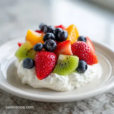 Marshmallow Fruit Dip for 10 Servings with Cream Cheese