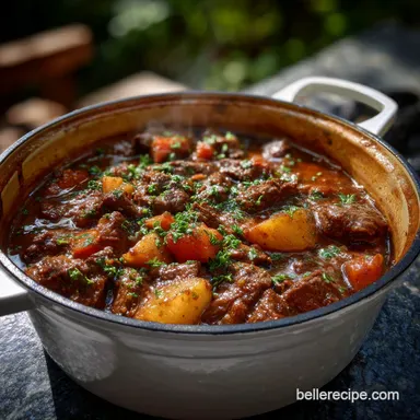dutch oven camping recipes: Master the Campfire Stew Recipe Card