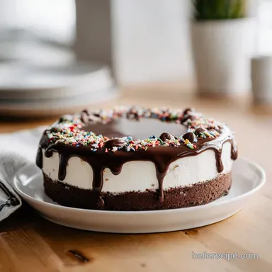 No Bake Dessert with Chocolate for 12 Servings Silky Ganache Recipe Card