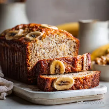 Banana Bread Recipe with Sour Cream | 1h 15min Recipe Card