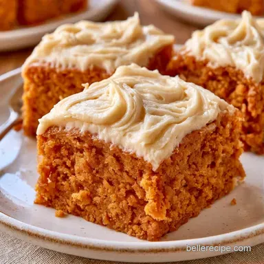 Pumpkin Bars in 50 Minutes: Tender Recipe Card